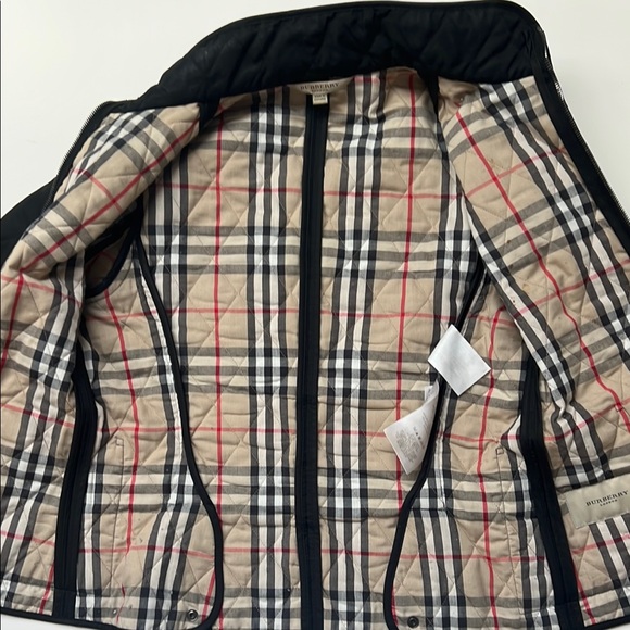 Burberry Black Quilted Jacket - Size XS - Picture 4 of 6